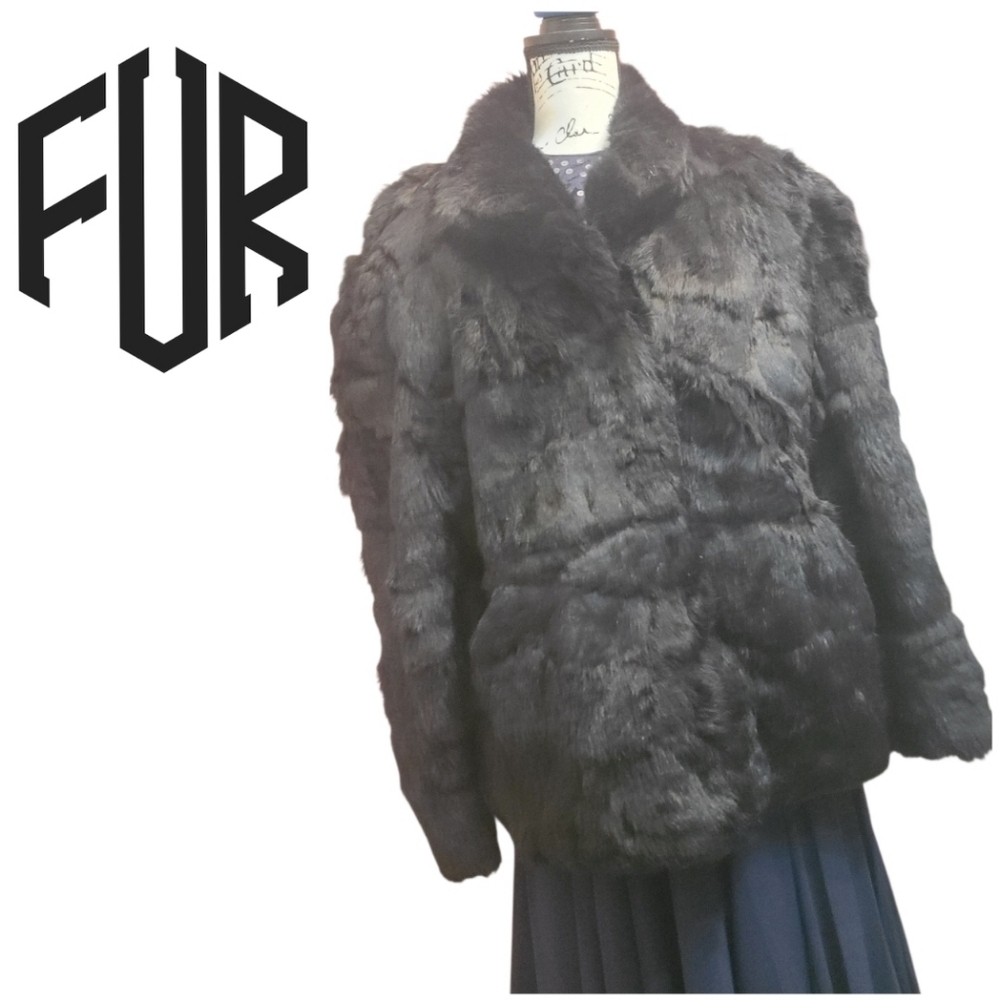 🎖Pristine Rabbit Fur Coat